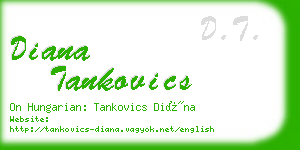 diana tankovics business card